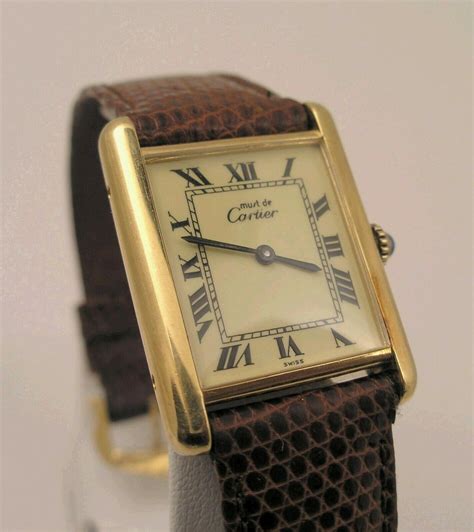 men's used cartier watches|vintage cartier watches for men.